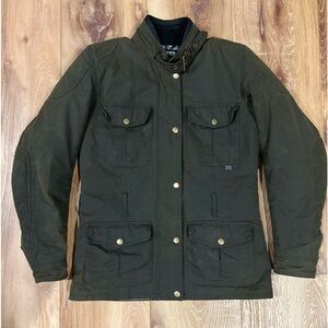 Oxford British Millerain Bradwell Wax Moto Jacket Made in England Youth/Womans
